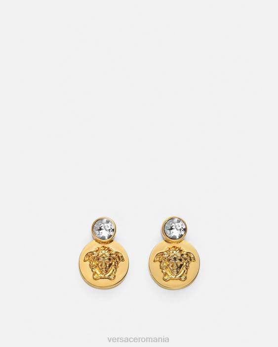 aur cercei cu medusa de cristal Versace femei accesorii 40L6778