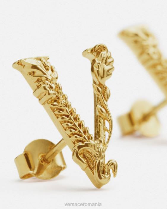 aur cercei stud virtus Versace femei accesorii 40L6813