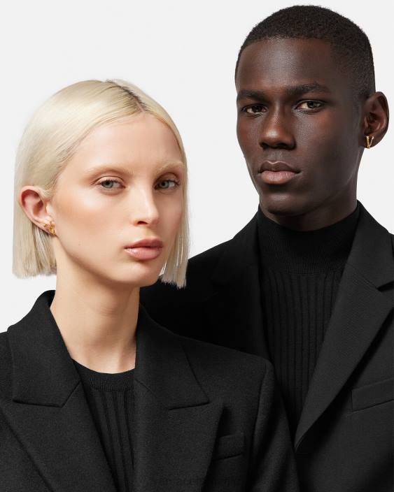 aur cercei stud virtus Versace femei accesorii 40L6813