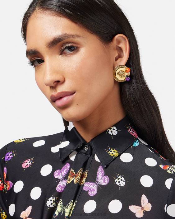 aur cercei tip fluture medusa Versace femei accesorii 40L6717