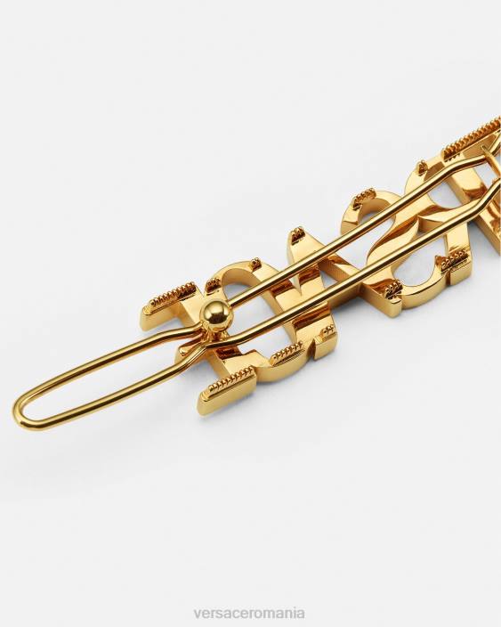 aur clemă de păr stânga cu logo Versace femei accesorii 40L6849