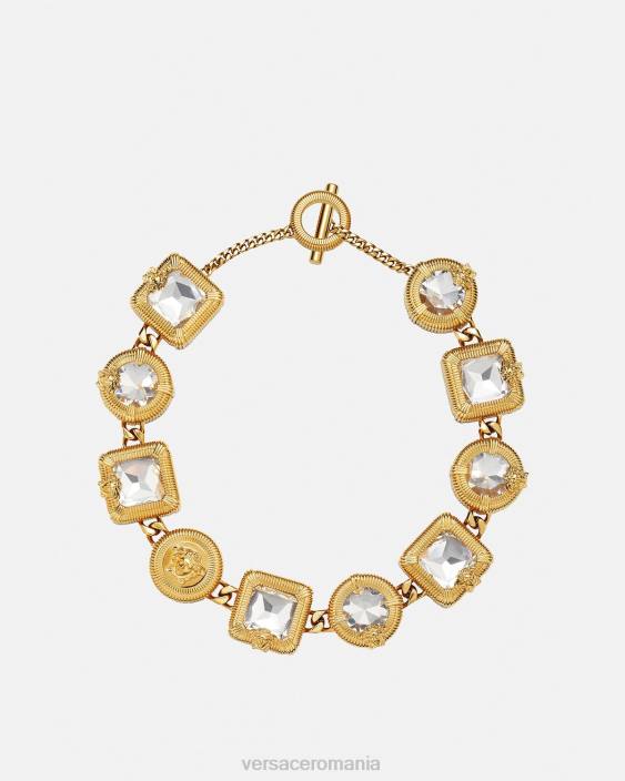 aur colier de cristal medusa biggie Versace femei accesorii 40L6847