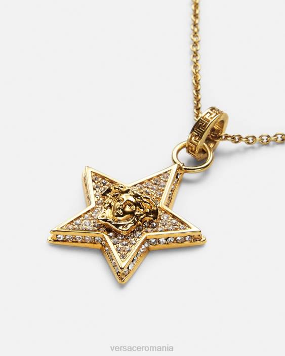 aur colier galaxie de cristal Versace femei accesorii 40L6822
