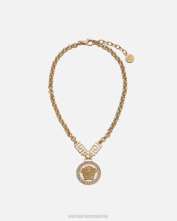 aur crystal la medusa greca necklace Versace femei accesorii 40L6741