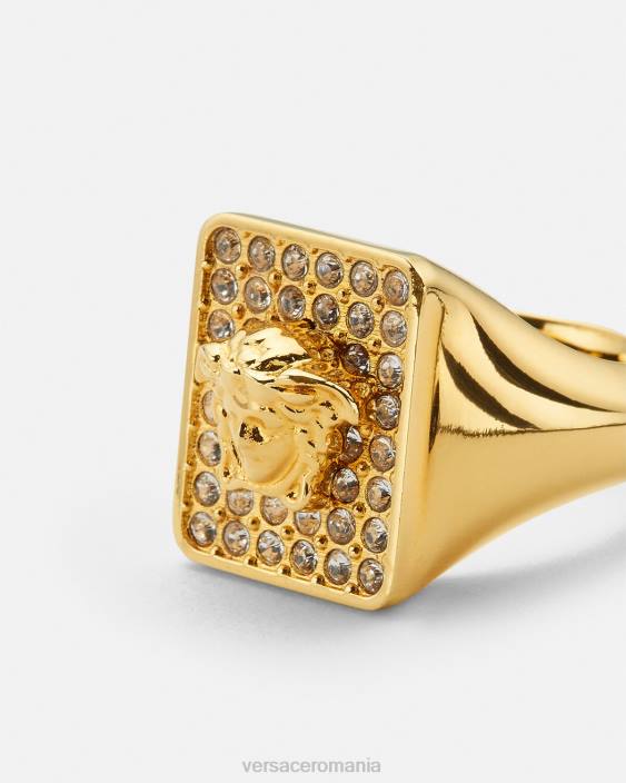 aur gresie inel de cristal Versace femei accesorii 40L6810
