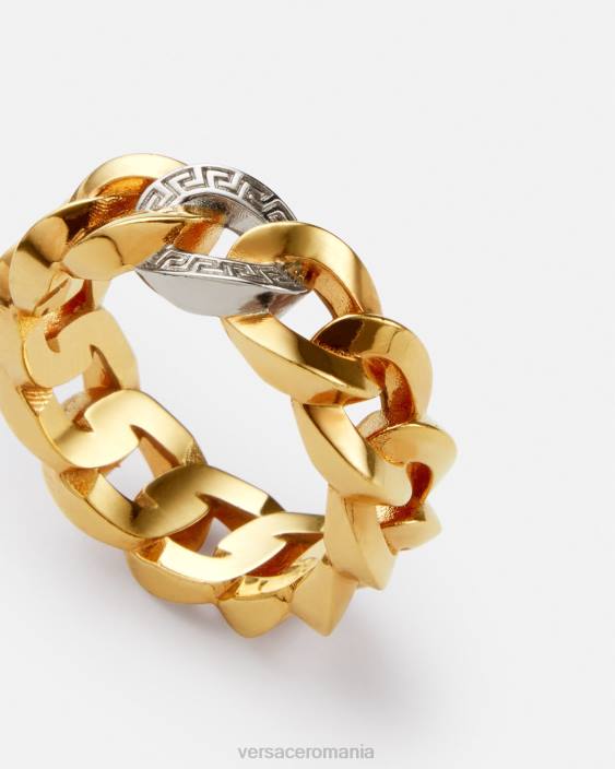 aur inel cu lanț medusa Versace femei accesorii 40L6786