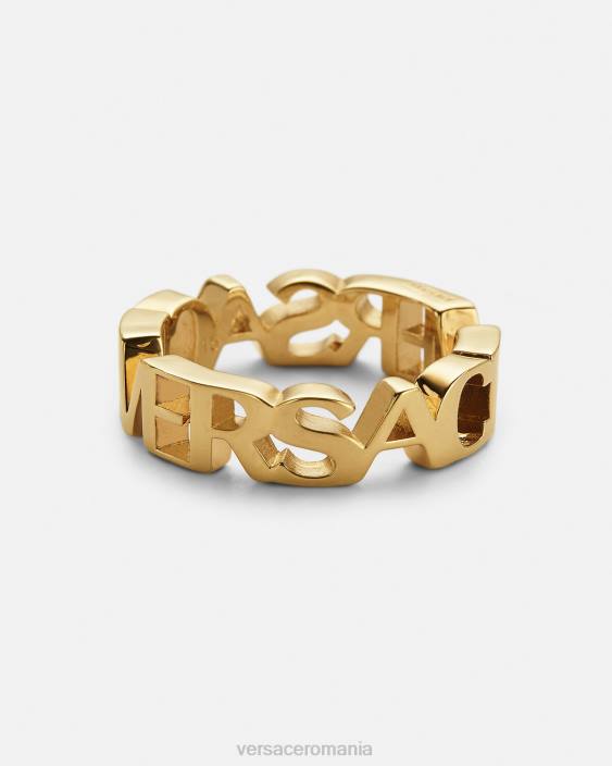 aur inel cu logo Versace femei accesorii 40L6805