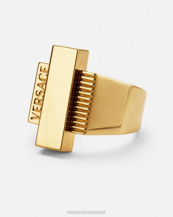 aur inel cu logo greca Versace femei accesorii 40L6722