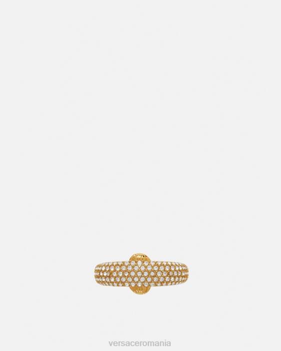 aur inel lunar galaxie de cristal Versace femei accesorii 40L6733