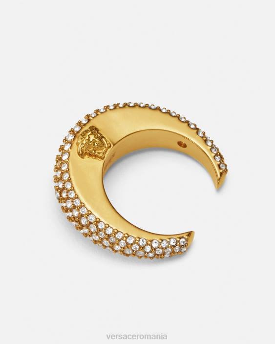 aur inel lunar galaxie de cristal Versace femei accesorii 40L6733