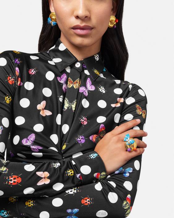 aur inel medusa fluture Versace femei accesorii 40L6712