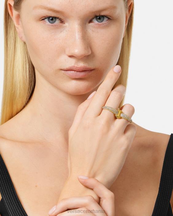 aur inele de manșetă de cristal galaxie Versace femei accesorii 40L6734