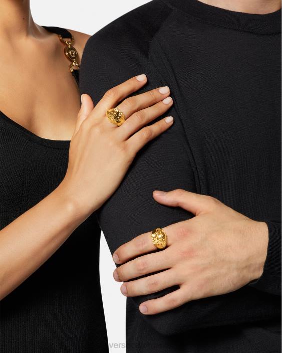 aur la medusa ring Versace femei accesorii 40L6781