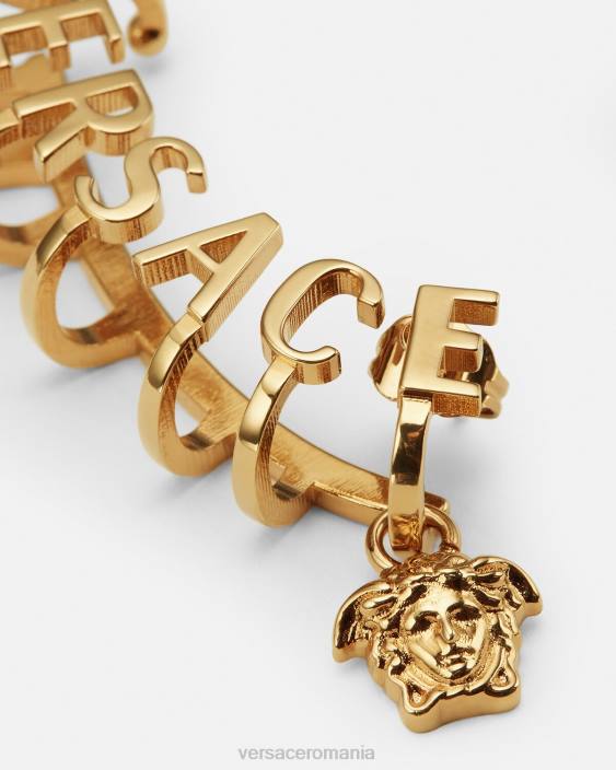 aur manșetă cu logo medusa Versace femei accesorii 40L6802