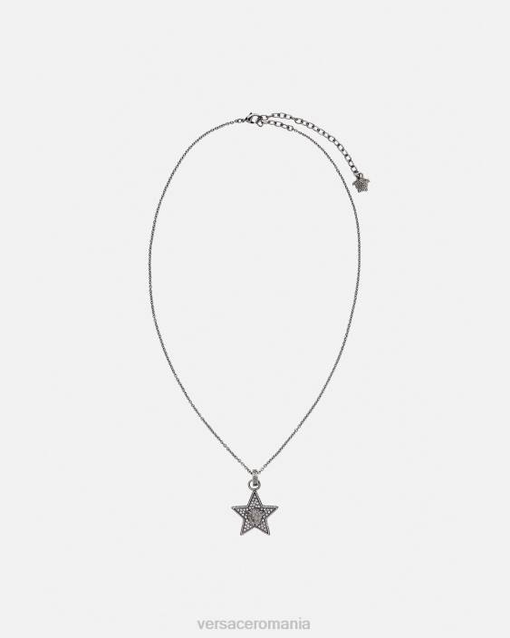 gri colier galaxie de cristal Versace femei accesorii 40L6823