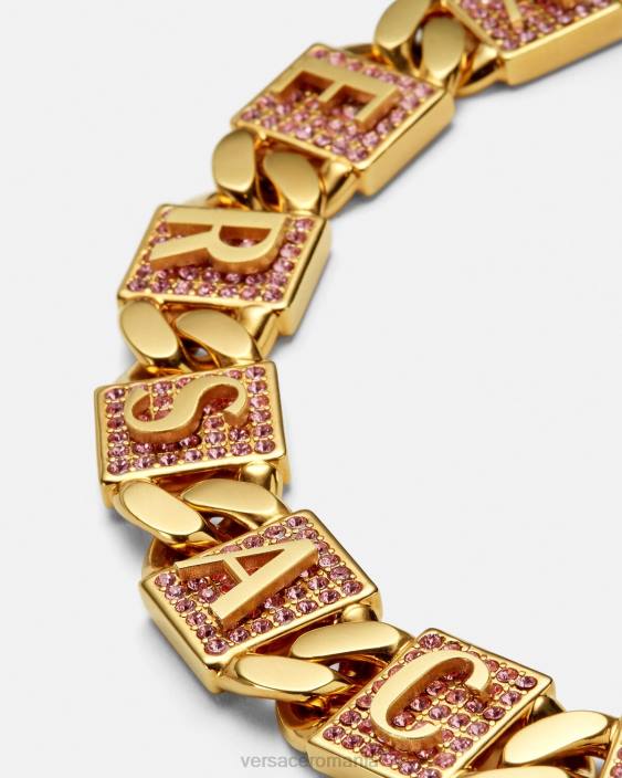 roz si auriu bratara de tigla de cristal Versace femei accesorii 40L6738