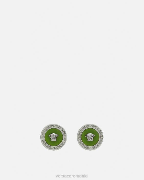 verde cercei stud medusa email Versace femei accesorii 40L6727