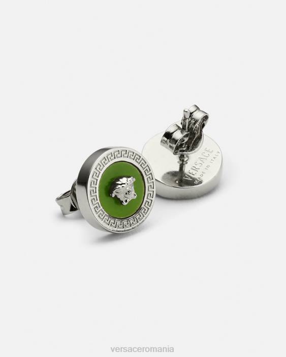 verde cercei stud medusa email Versace femei accesorii 40L6727