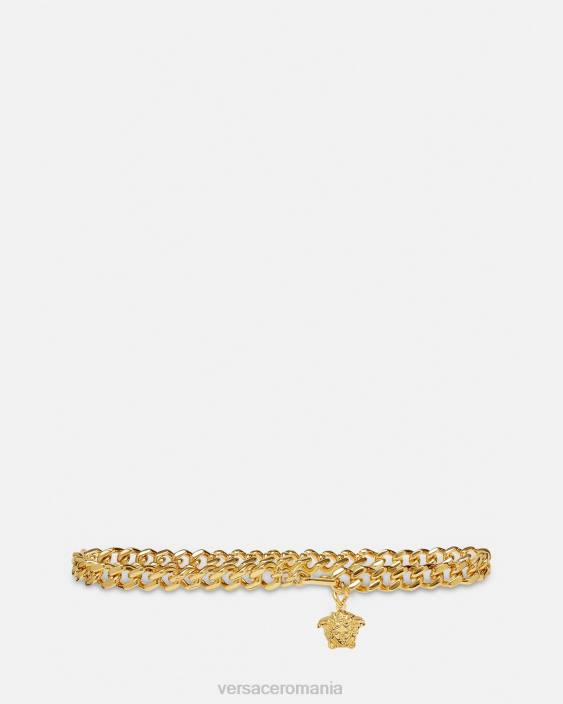 aur centura cu lanț la medusa Versace femei accesorii 40L6544