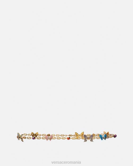 aur curea de lant greca fluturi de cristal Versace femei accesorii 40L6513