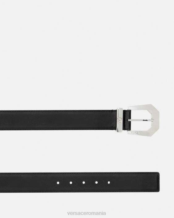 negru centura din piele medusa heritage Versace femei accesorii 40L6534