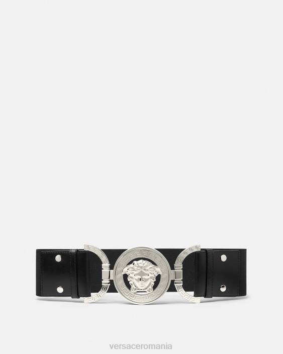 negru centura lata medusa '95 Versace femei accesorii 40L6523