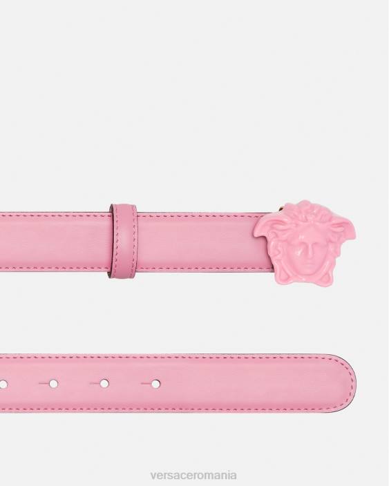 roz centura din piele la medusa Versace femei accesorii 40L6527