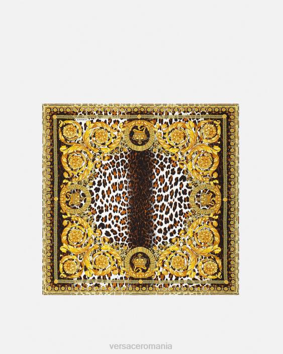 aur wild barocco foulard mare de mătase Versace femei accesorii 40L6917