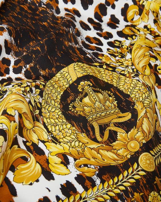 aur wild barocco foulard mare de mătase Versace femei accesorii 40L6917