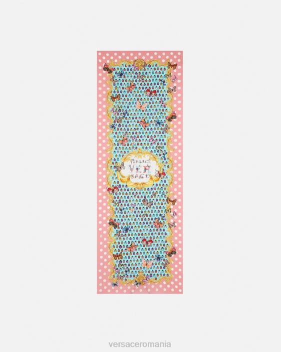 imprimare eșarfă de mătase fluturi Versace femei accesorii 40L6895