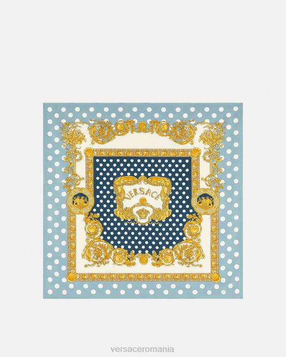 imprimare seashell baroc mare foulard de mătase Versace femei accesorii 40L6898