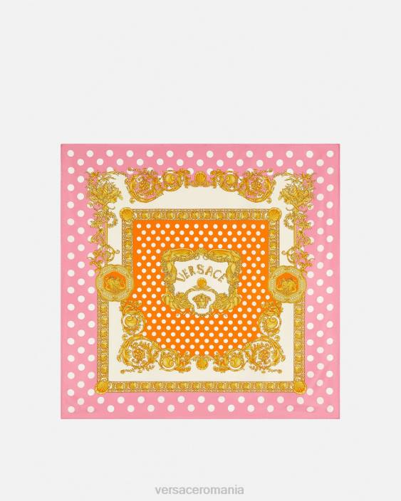 imprimare seashell baroc mare foulard de mătase Versace femei accesorii 40L6899