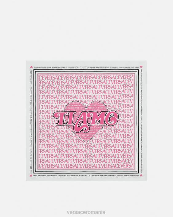 imprimare „ti amo” foulard mare de mătase Versace femei accesorii 40L6932