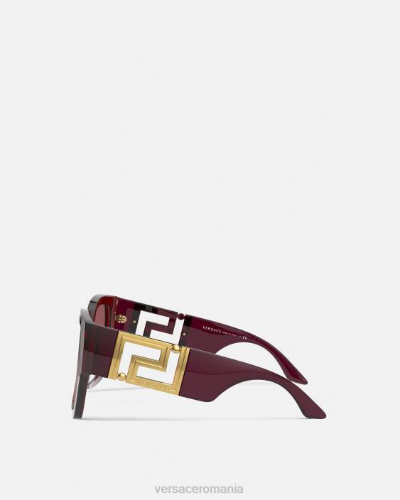 Burgundia ochelari de soare greca Versace femei accesorii 40L6668
