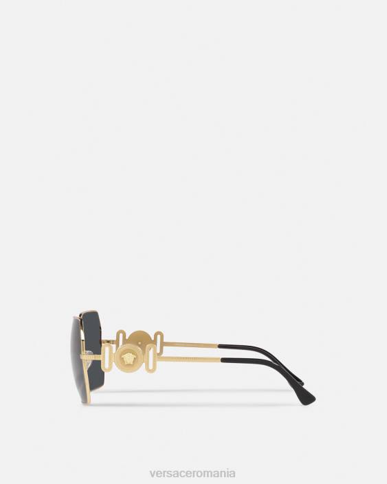 aur ochelari de soare medusa biggie Versace femei accesorii 40L6642