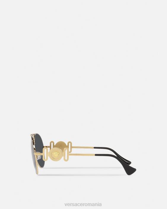 aur ochelari de soare pilot medusa biggie Versace femei accesorii 40L6695