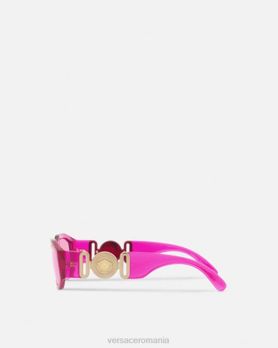 fucsie ochelari de soare medusa biggie Versace femei accesorii 40L6651