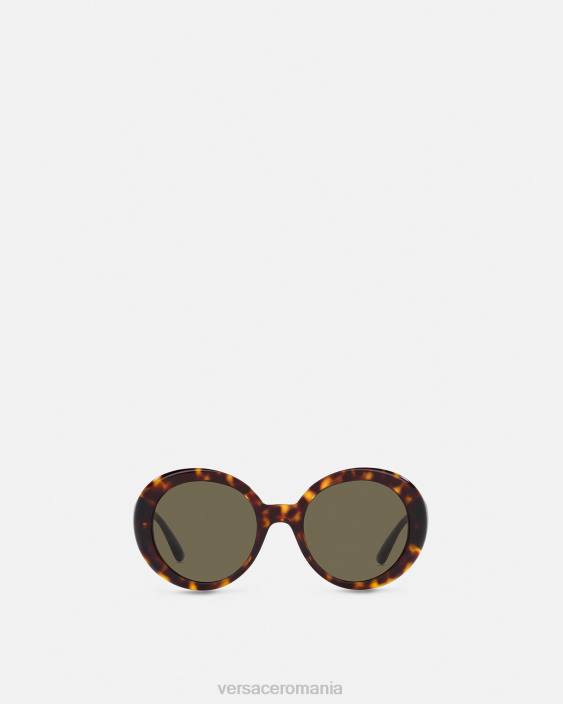 havana ochelari de soare medusa butterfly potrivire suplimentară Versace femei accesorii 40L6655