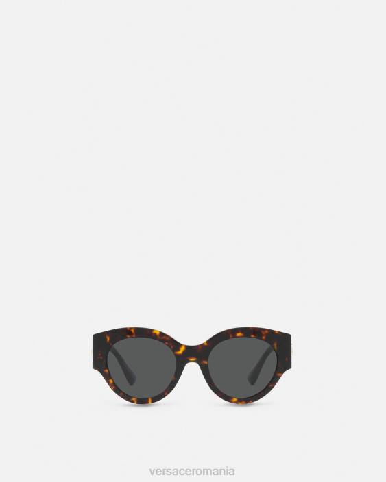 havana ochelari de soare strălucitori din cristal medusa Versace femei accesorii 40L6628
