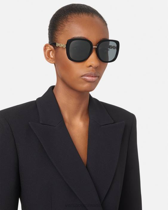 negru ochelari de soare greca Versace femei accesorii 40L6665