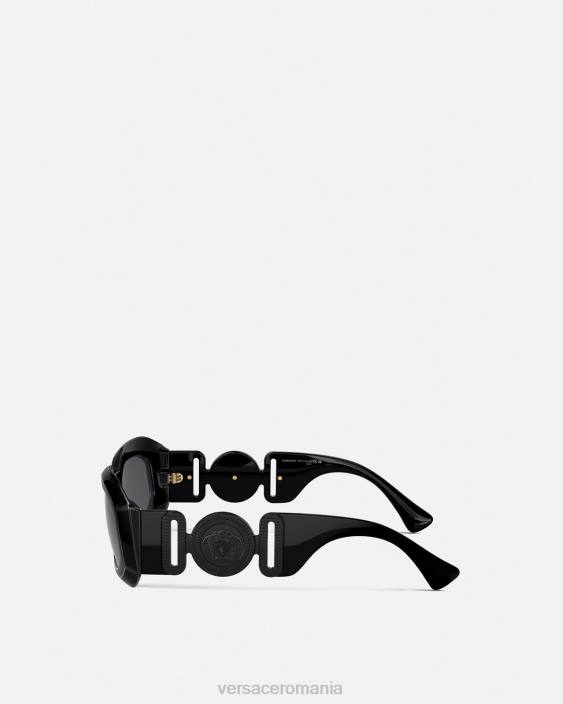 negru ochelari de soare maxi medusa biggie Versace femei accesorii 40L6639