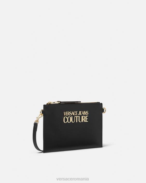 negru husă de blocare cu logo Versace femei accesorii 40L62321