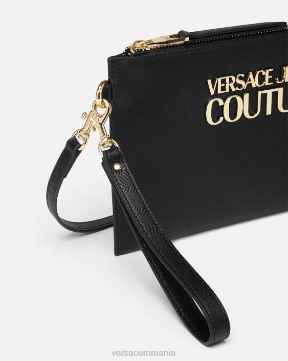 negru husă de blocare cu logo Versace femei accesorii 40L62321