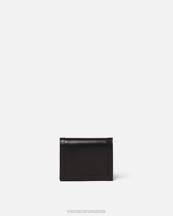 negru portofel bifold zeita greca Versace femei accesorii 40L6559