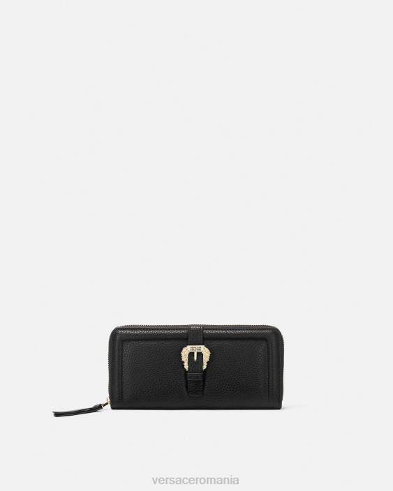 negru portofel continental couture1 Versace femei accesorii 40L62320