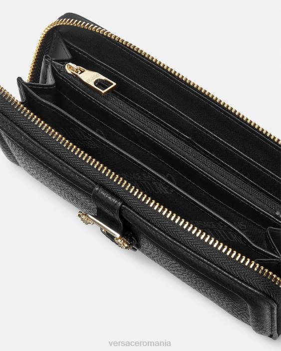 negru portofel continental couture1 Versace femei accesorii 40L62320