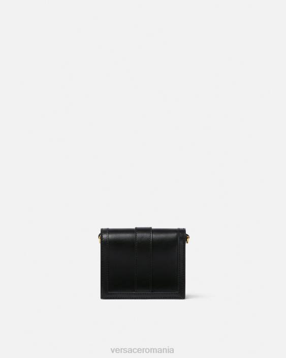 negru portofel cu lant zeita greca Versace femei accesorii 40L6563