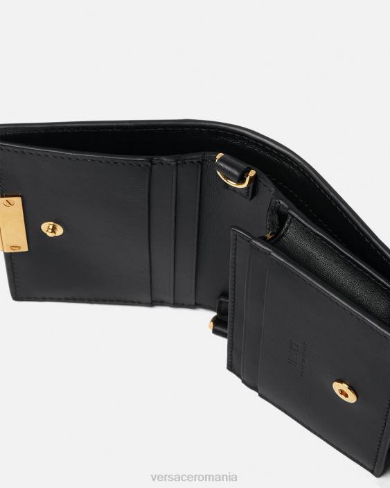 negru portofel cu lant zeita greca Versace femei accesorii 40L6563