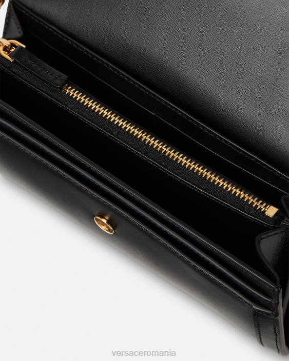 negru portofel zeita greca Versace femei accesorii 40L6565