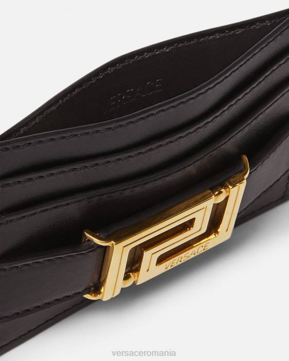 negru suport card zeita greca Versace femei accesorii 40L6562